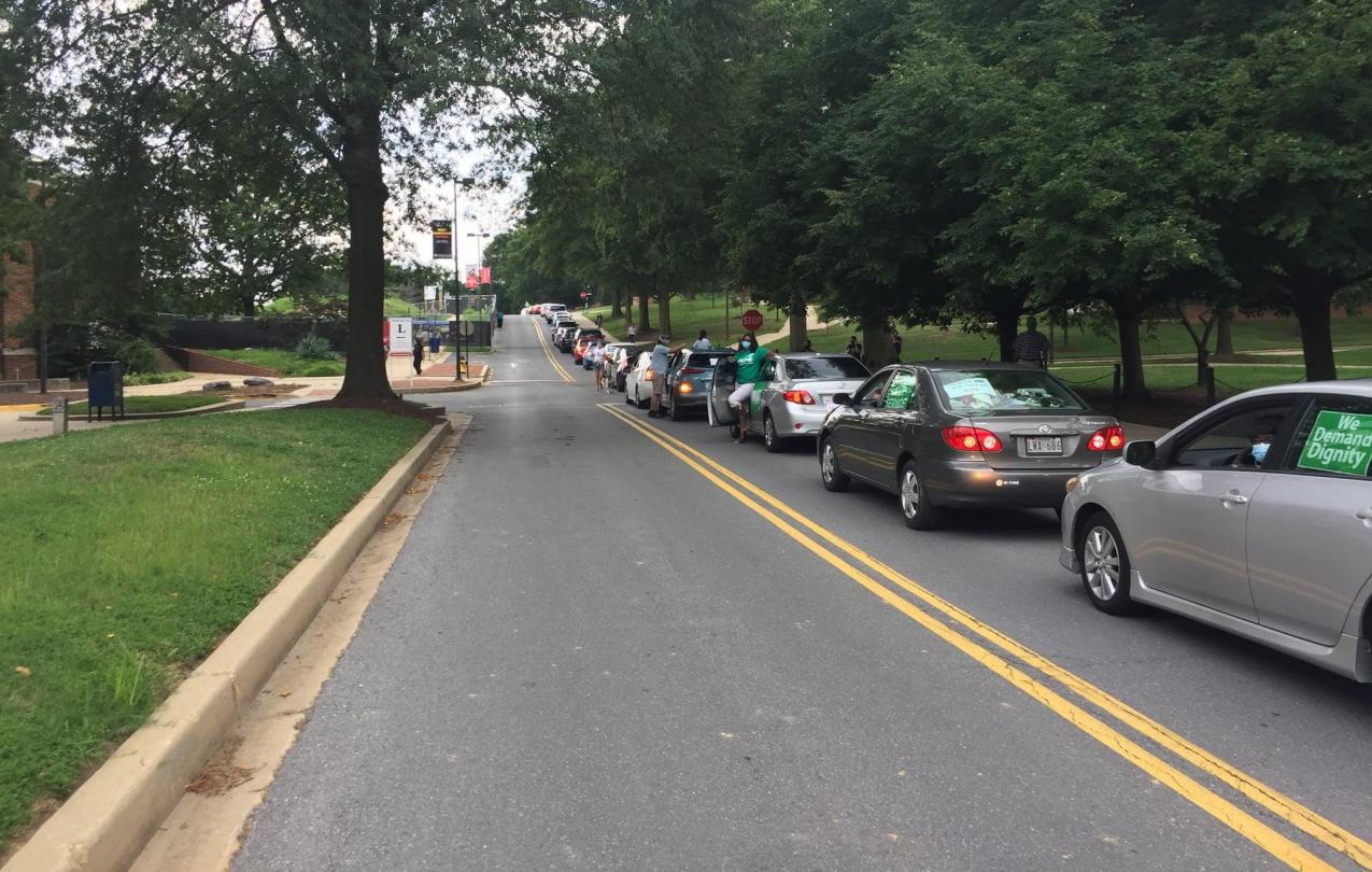 cars lined up