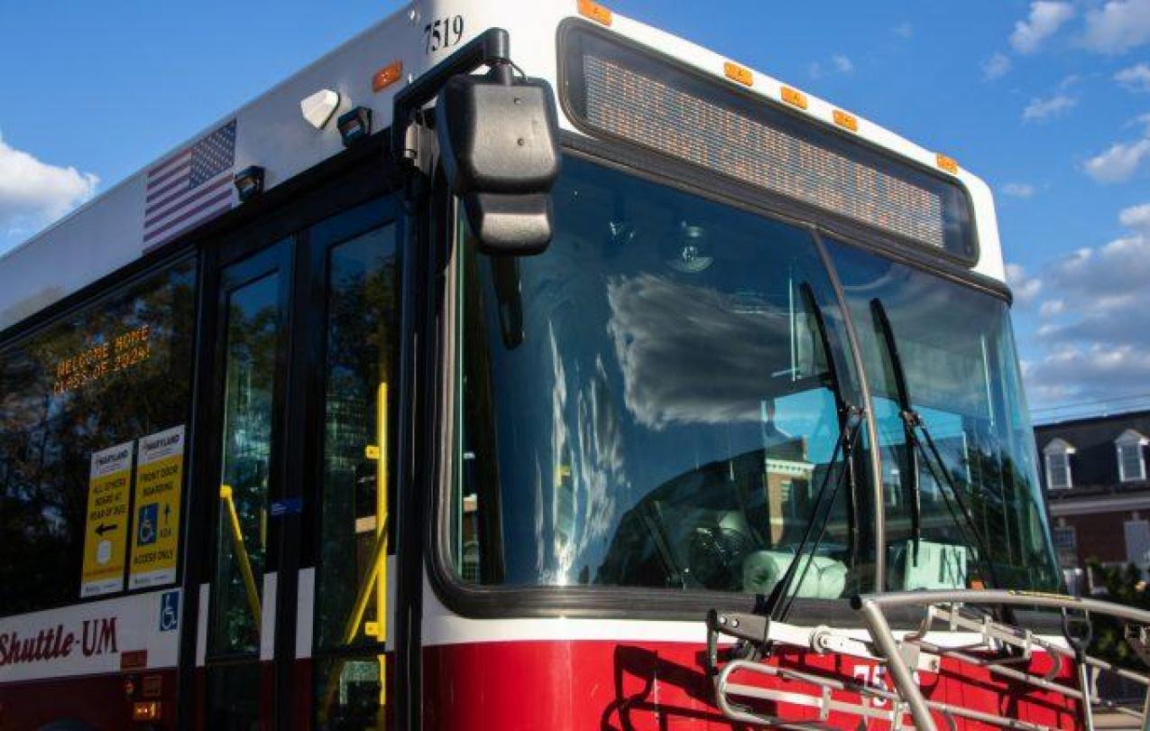 UMD Shuttle Bus (Julia Nikhinson/The Diamondback)