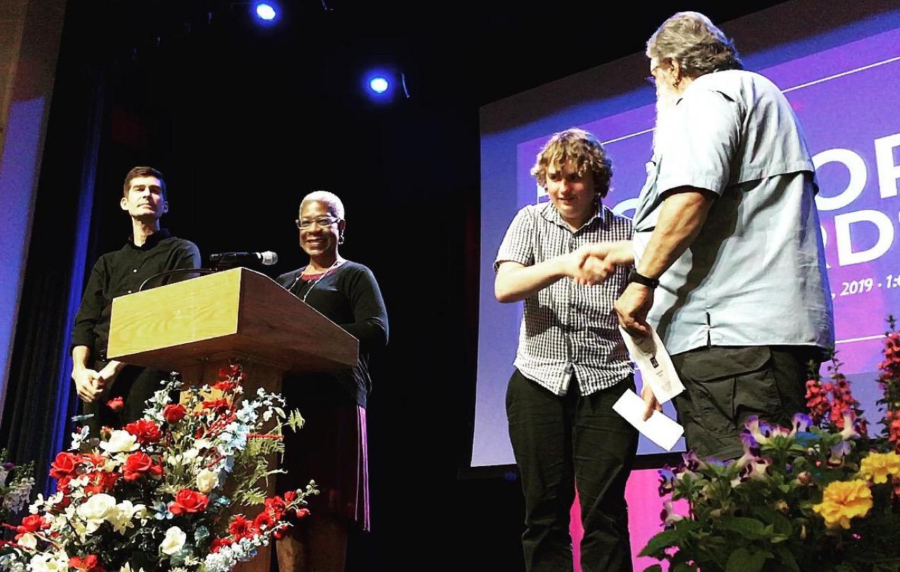 Local 3025 officers award scholarships at Florida School for the Deaf and Blind Graduation