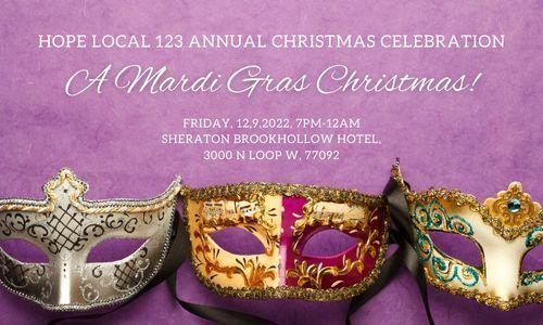 Houston Organization of Public Employees AFSCME Local 123 Christmas Celebration Member Recognition