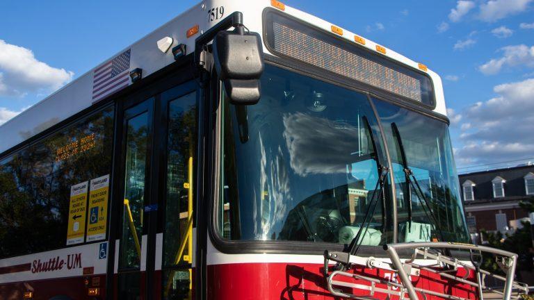 UMD Shuttle Bus (Julia Nikhinson/The Diamondback)