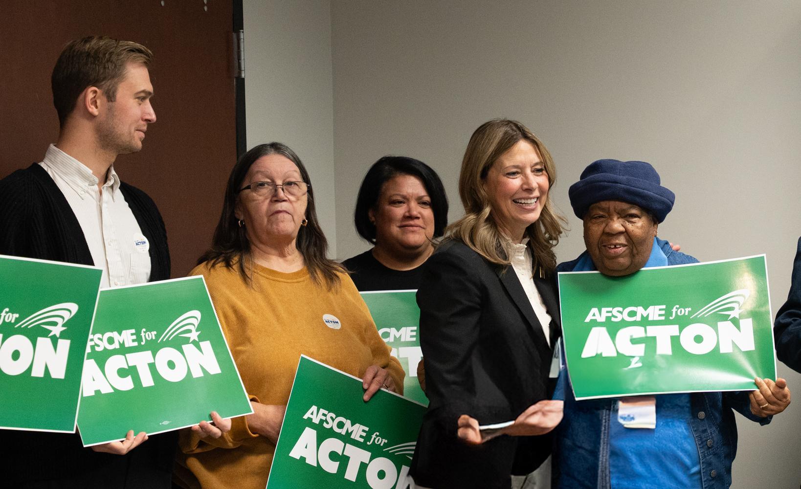 AFSCME endorses Acton for Governor