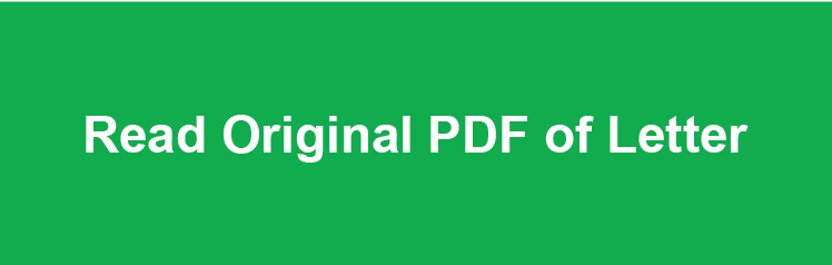 Read the Original Letter PDF