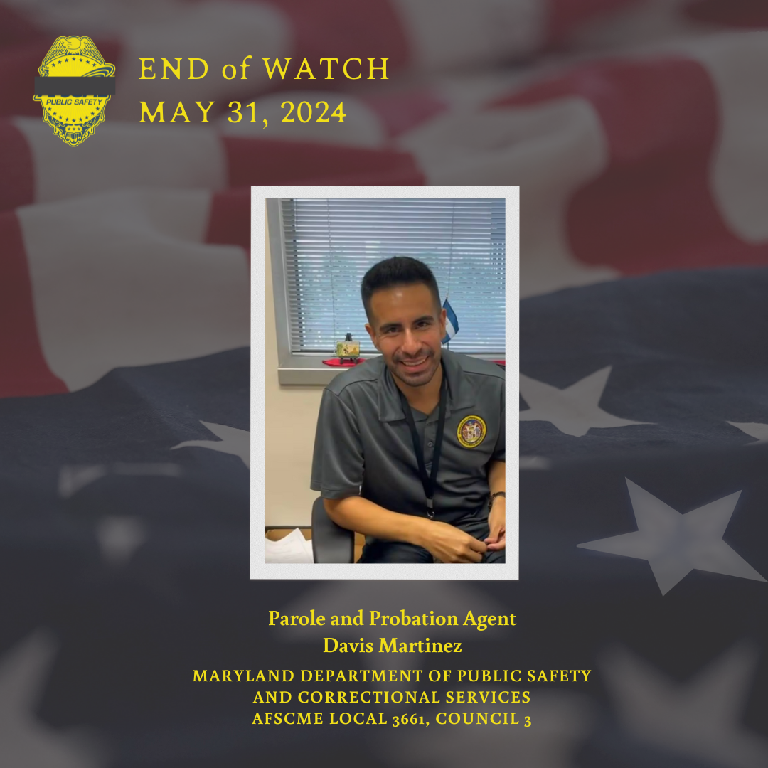 End of Watch graphic of Agent Martinez