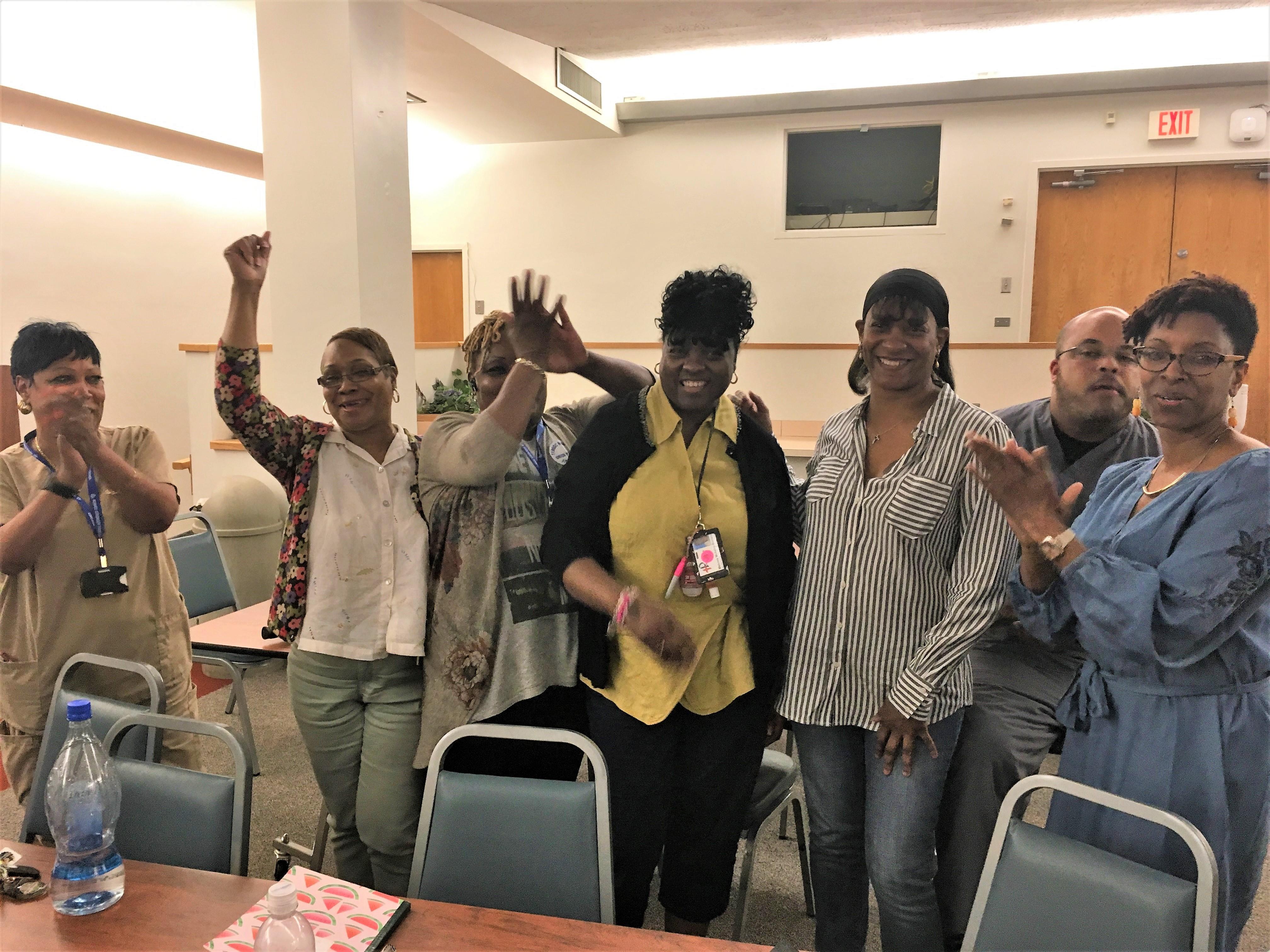 Providence Hospital workers celebrate successful union vote