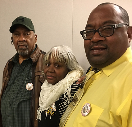 Claude Burfect, Jacqueline Jones-Walsh and Kevin Allen