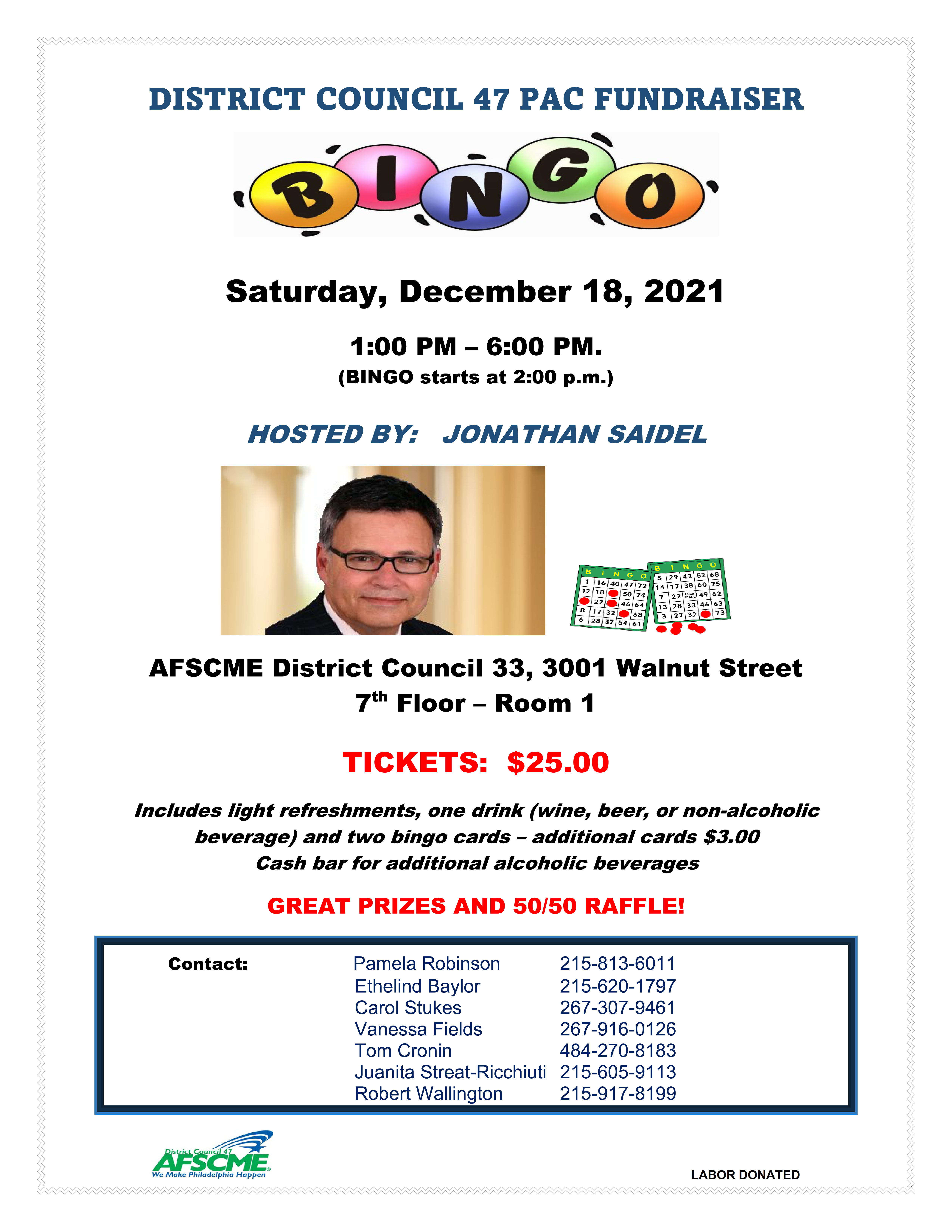 dc47 bingo fundraiser
