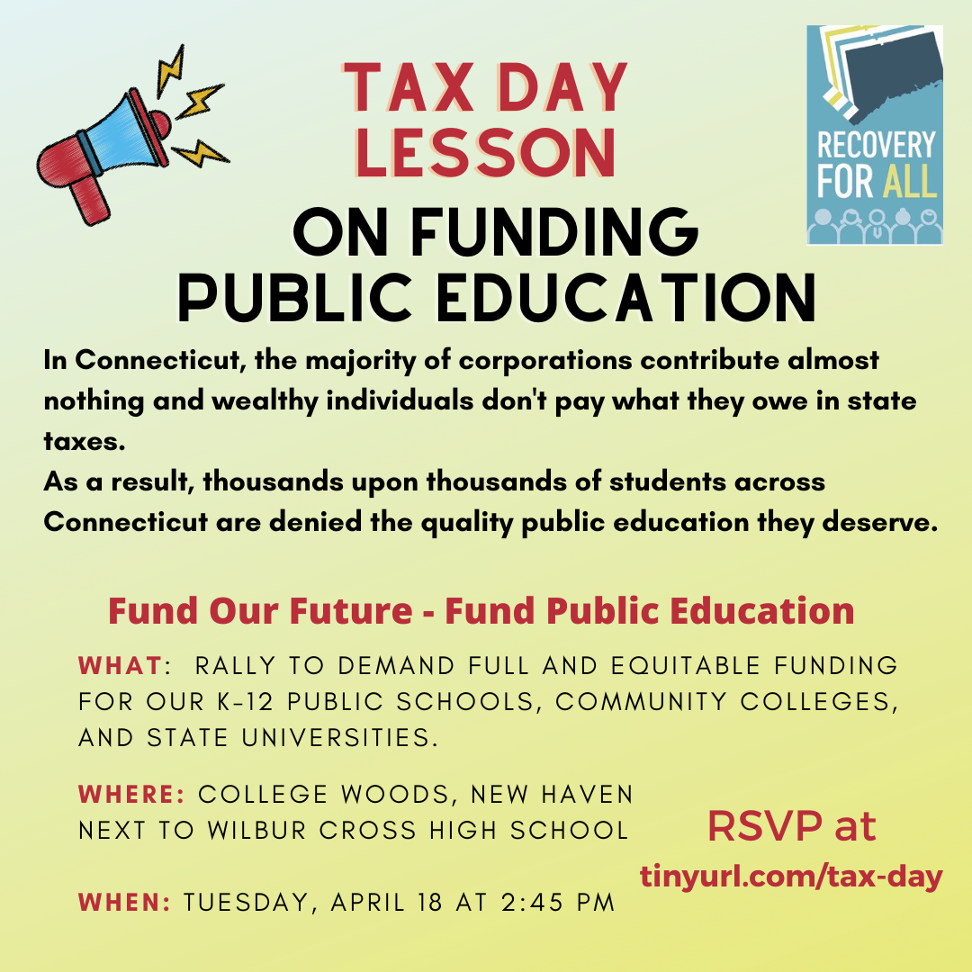 Tax Day Rally for Public Ed