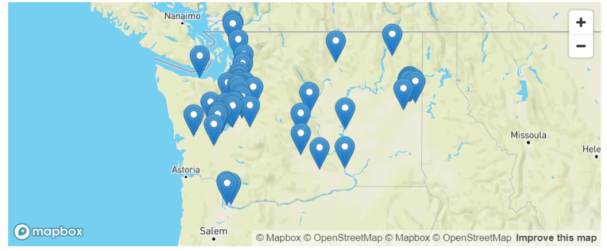 Map of scheduled walkouts on 9.10