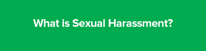 Section title: What is sexual harassment?