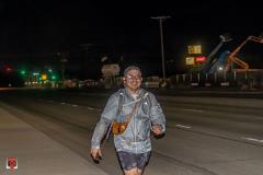 Guillermo walks at night